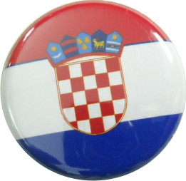 Kroatien Flagge Button - zum Schließen ins Bild klicken